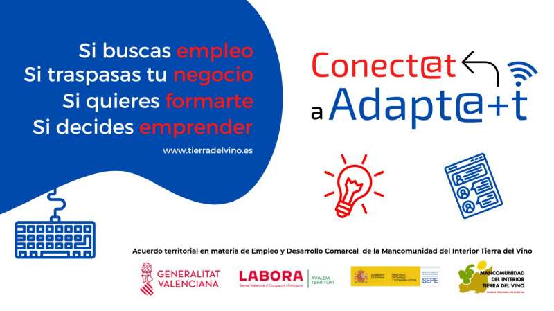 La campaa Conect@t a Adapt@+t de la Mancomunidad del Interior Tierra del Vino.EPDA