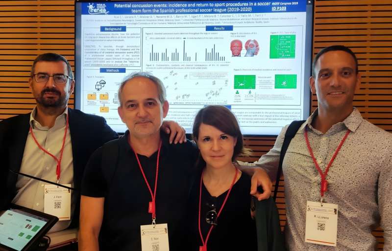 Estudio de los riesgos de los cabezazos en el ftbol de Vithas.  EPDA