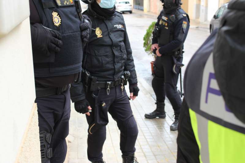 Agentes de la Policía Nacional. /EFE