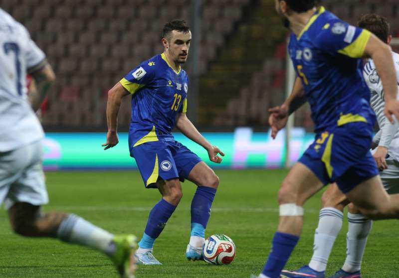 La famosa marca valenciana de ropa deportiva Kelme viste a la selecci�n de Bosnia y Herzegovina.EPDA