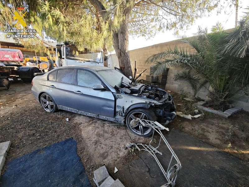 Escena del suceso  Foto: Guardia Civil
