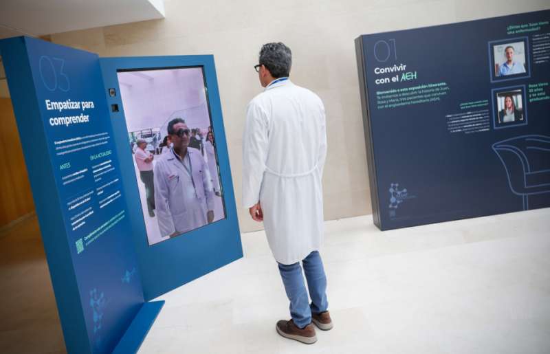 Exposicin interactiva Poniendo cara al angioedema hereditario (AEH).EPDA