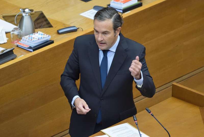 El portavoz del PP en la comisin de investigacin sobre la dana en Les Corts, Fernando Pastor. EFEPP