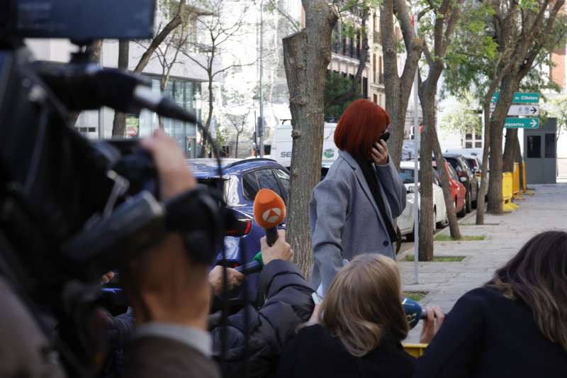 Patricia �riz, exmujer del exasesor de �balos, Koldo Garc�a, a su llegada al Tribunal Supremo en Madrid.  EFE