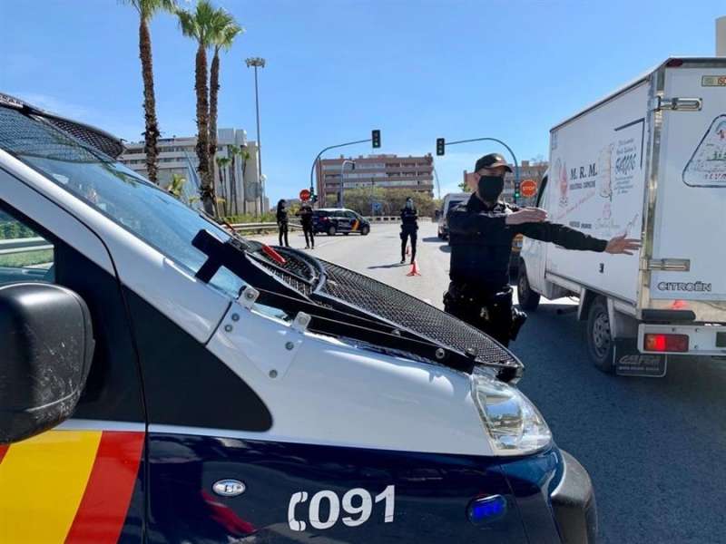 Policia Nacional en la detención / EFE