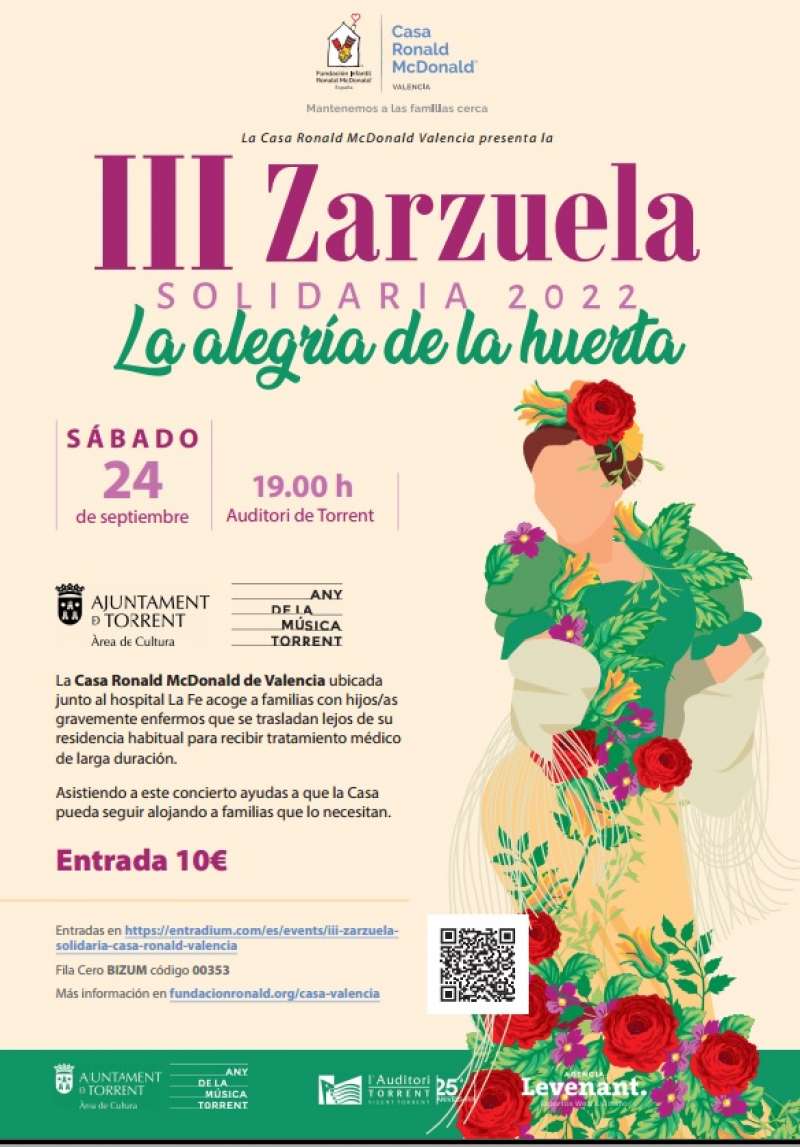 Cartel de la III Zarzuela Solidaria