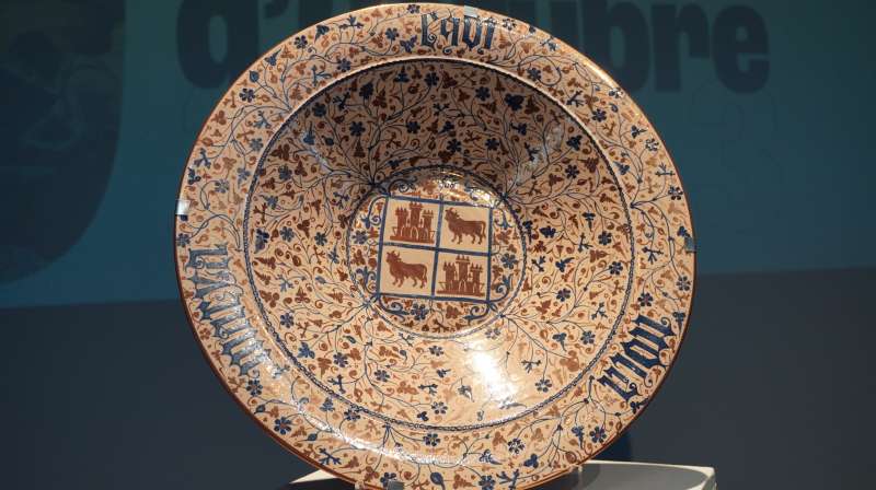 El plat de cermica que es dona com a premi. EPDA