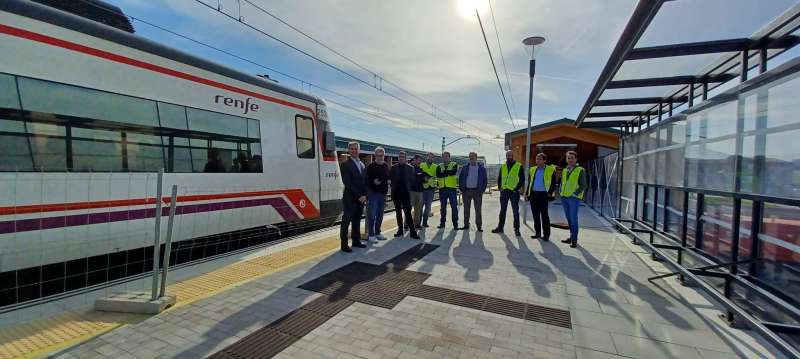 La estacin de tren de Albal en una imagen de archivo.  Foto: Al. Albal