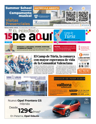 Edición PDF Noticias Camp de Túria