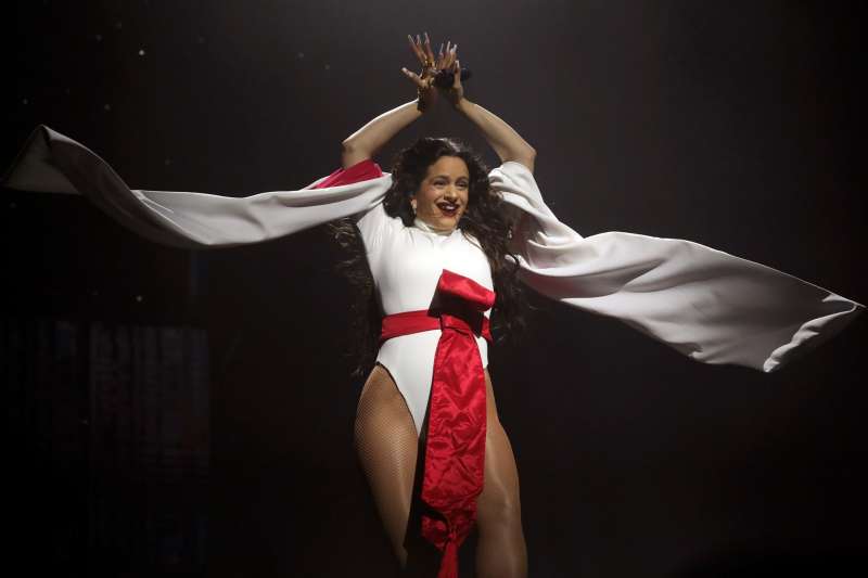La cantante catalana Rosalía, la gran vencedora de la gala. La cantante catalana Rosalía, la gran vencedora de la gala.