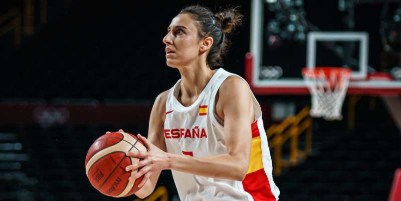 Alba Torrens en los Juegos Olímpicos de Tokio 2020./ FEB