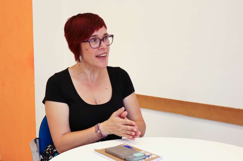 Àgueda Micó, candidata al Congrés per la província de València per Compromís-Sumar./ANA GAUSACH