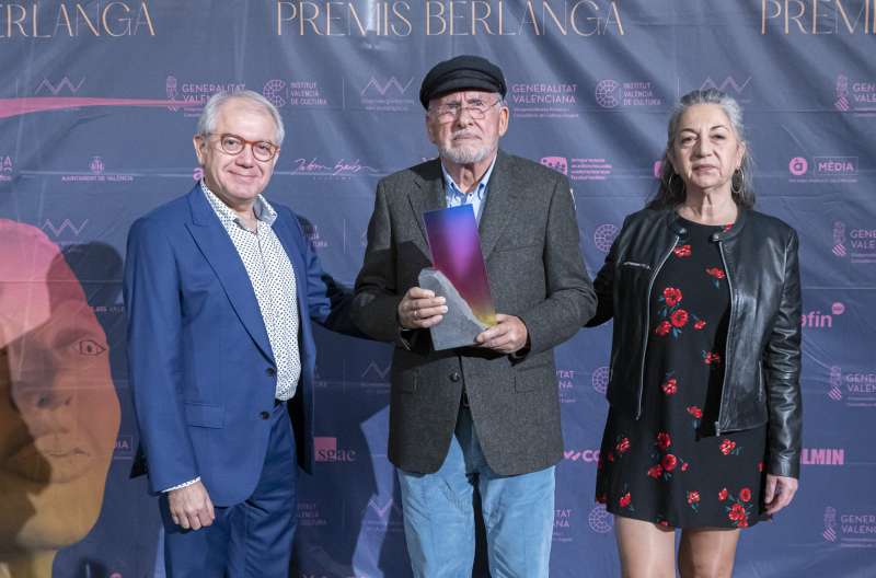 Un momento durante el encuentro de los Premios Berlanga./EPDA