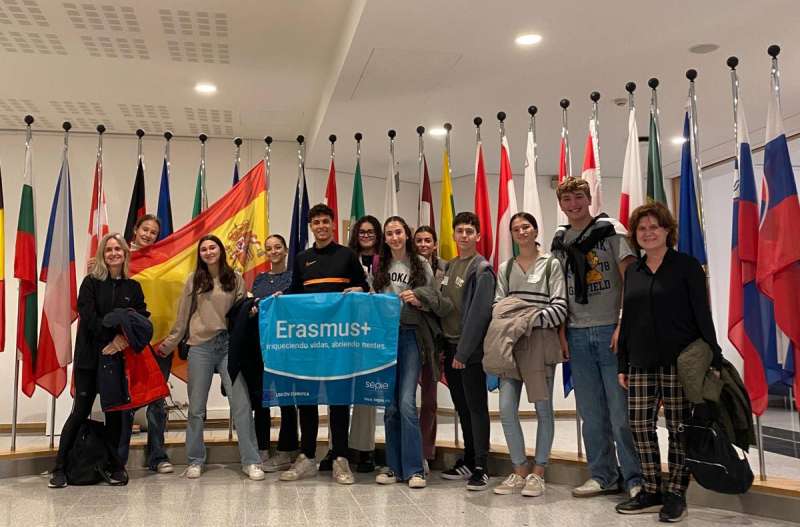 Visita del IES Cueva Santa al Parlamento Europeo. /EPDA