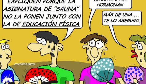 La nueva educación, una viñeta de Vicente García Nebot.