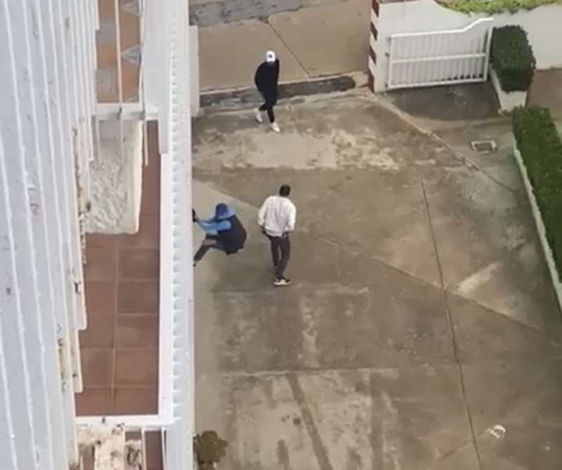 Imagen del intento del robo. /Extracto del vídeo