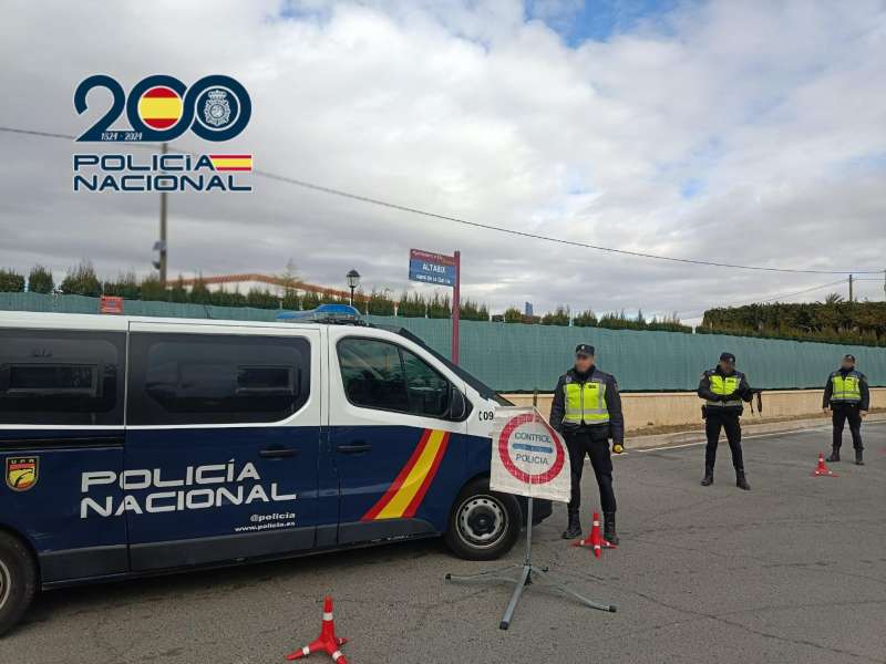 Un control de la Policía Nacional. /EPDA