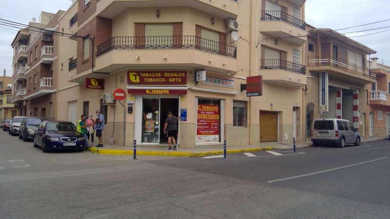 Lugar donde se ha sellado el boleto ganador. /EPDA