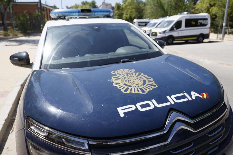 Un coche del Cuerpo Nacional de Policía. EFE/Mariscal/Archivo