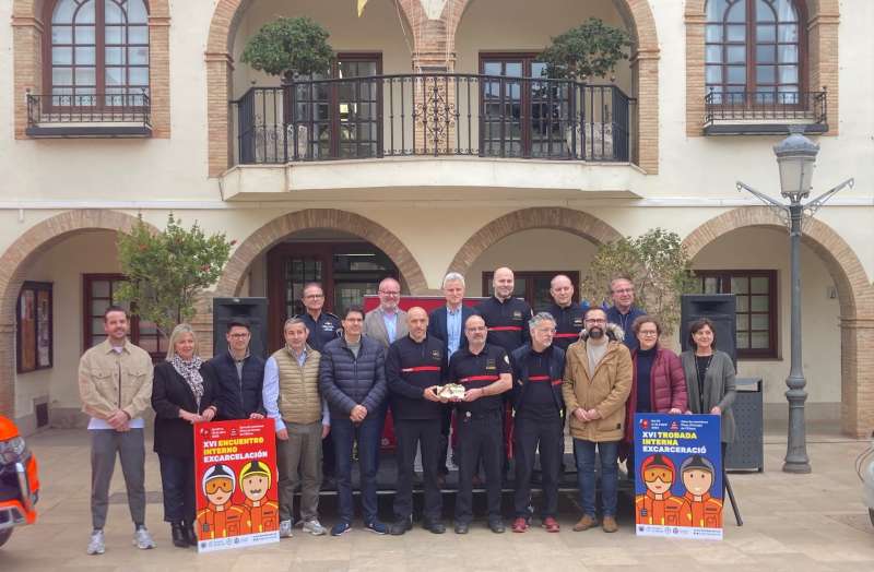 Organizadores de la jornada durante la presentación ante los medios de comunicación. / EPDA