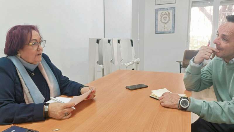 María José Broseta es entrevistada por El Periódico de Aquí. /EPDA