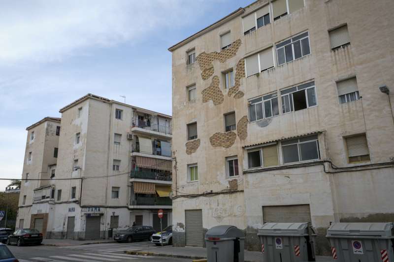Vista general del barrio de San Antón en Elche. EFE/Pablo Miranzo
