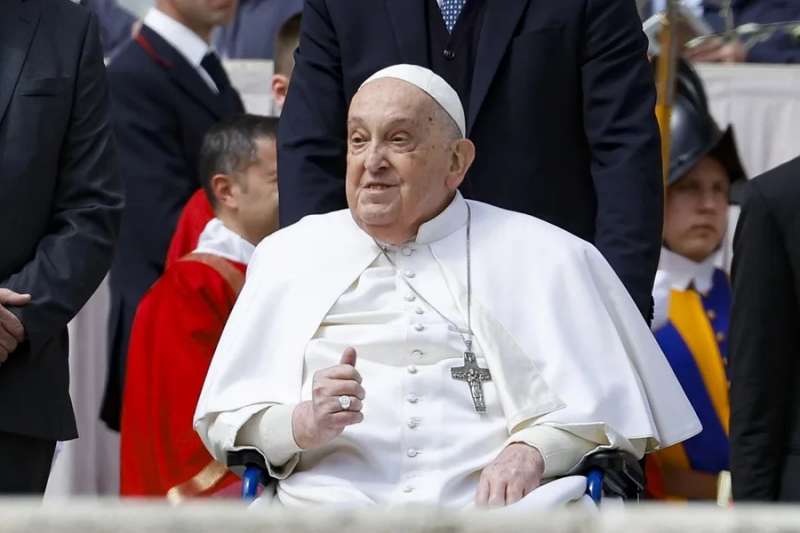 El Papa Francisco, el Domingo de Ramos. / EFE