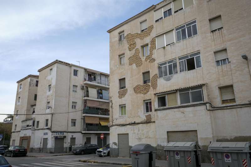 Vista general del barrio de San Antón en Elche. EFE/Pablo Miranzo/Archivo