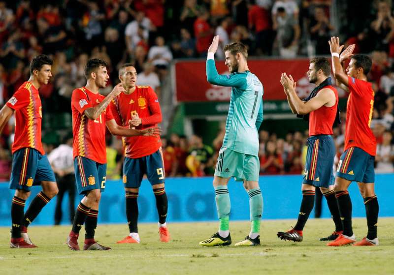 Imagen del último partido que la selección jugó  en el estadio Martinez Valero de Elche (Alicante) EFE/Morell/Archivo
