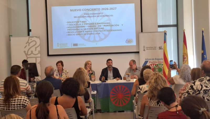 La secretaria autonómica de Igualdad y Diversidad destaca que la Comunitat Valenciana es una de las autonomías que más invierte en el pueblo gitano, con casi 12 millones de euros en 2025./EPDA