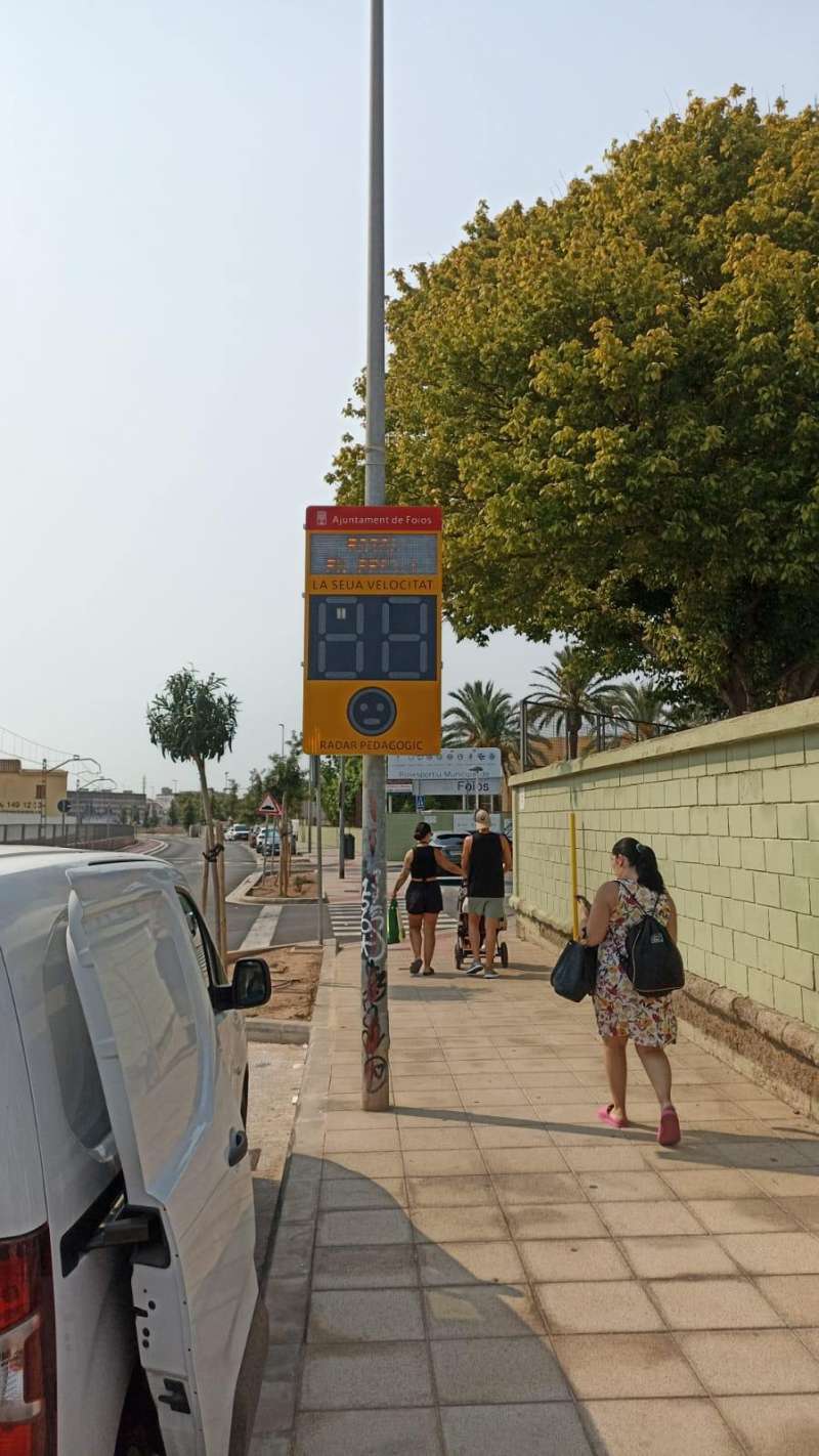 Un dels nous radars en Foios./EPDA
