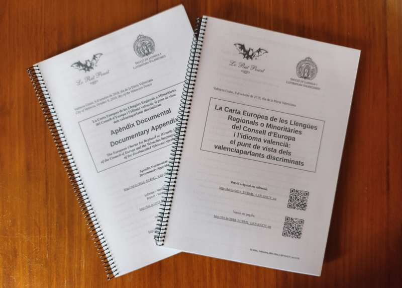 Informe de la llengua valenciana de Lo Rat Penat. / EPDA