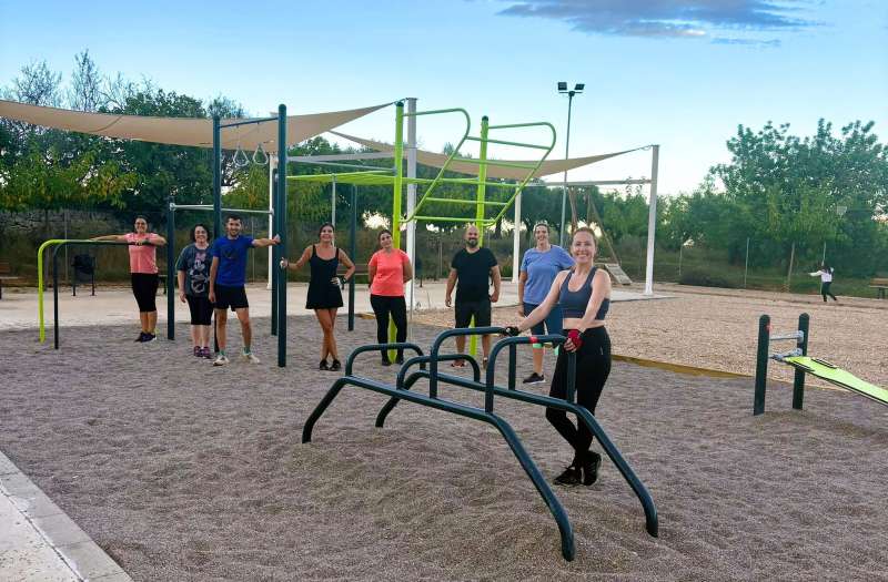 Parque de calistenia de Canet lo Roig. / EPDA 