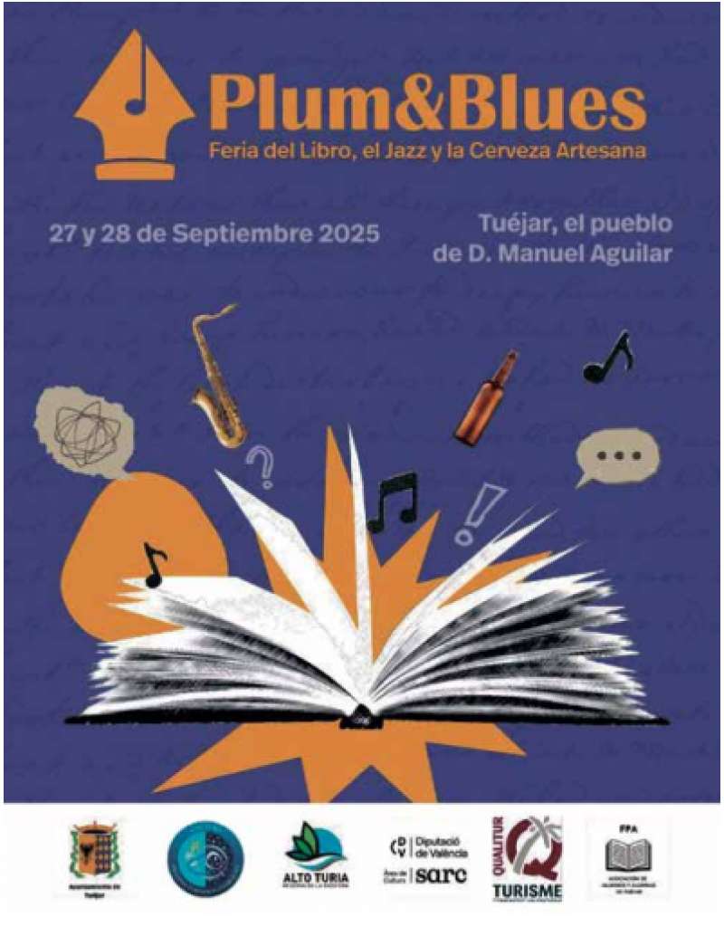 Cartel de la Feria Plum&Blues de Tuéjar. / EPDA 