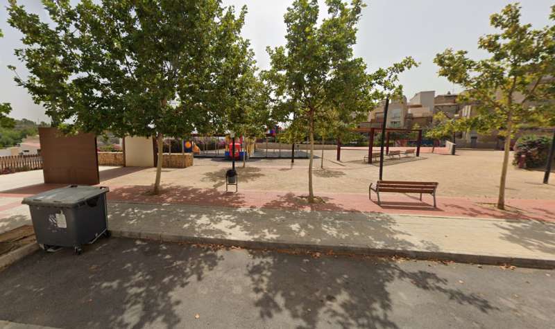 El parque de l"Alcora en el que se han detectado las sustancias venenosas. / Foto: Google Maps