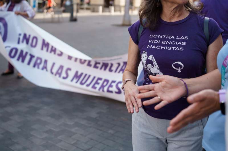 Concentración de condena a la violencia machista EFE/Ramón de la Rocha/Archivo
