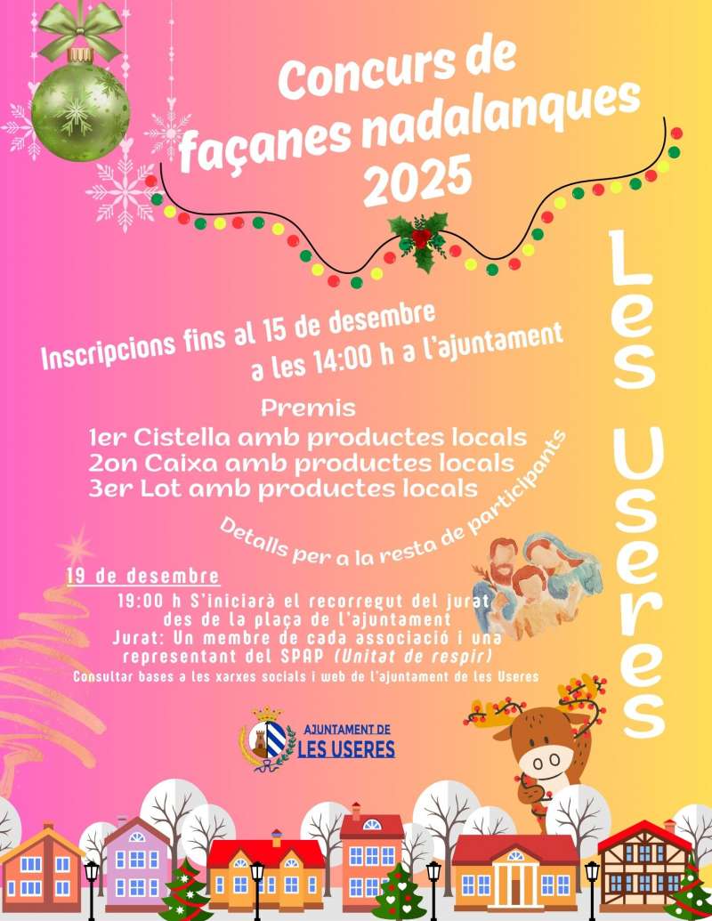 Concurso de fachadas navideñas Les Useres. / EPDA