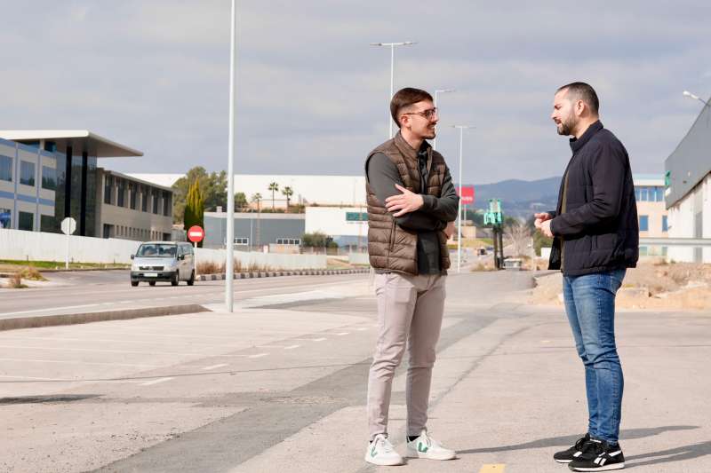Samuel Falomir y Pablo Delgado. / EPDA
