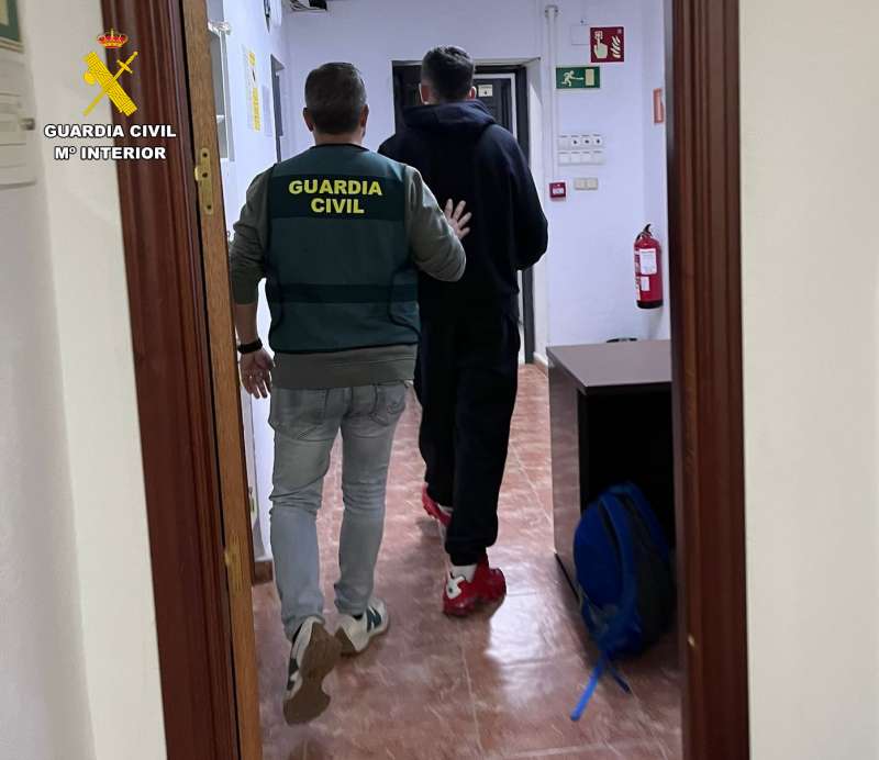 Imagen de la detención. /EPDA