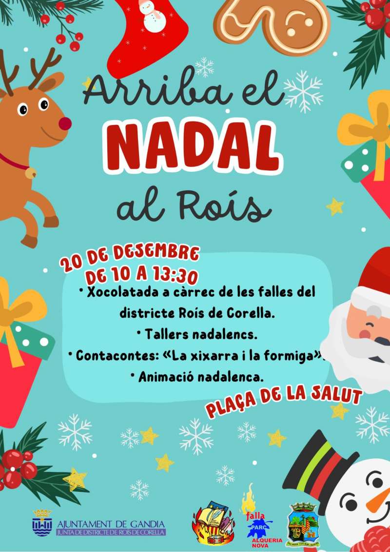 Foto del cartell de les festes al Roís/ EPDA