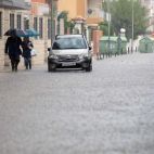Imagen de archivo de un calle inundada de la playa de Gandia debido a las fuertes lluvias en la comarca de La Safor hace un par de meses. EFE/Natxo Francés Imagen de archivo de un calle inundada de la playa de Gandia debido a las fuertes lluvias en la comarca de La Safor hace un par de meses. EFE/Natxo Francés