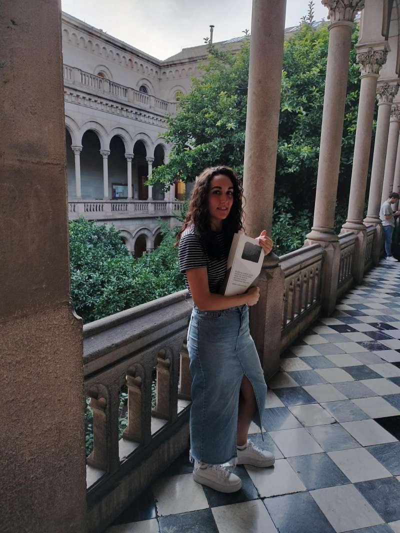 Sandra Muñoz, estudiante de Benifaió con dos premios por sus tesis. /EPDA