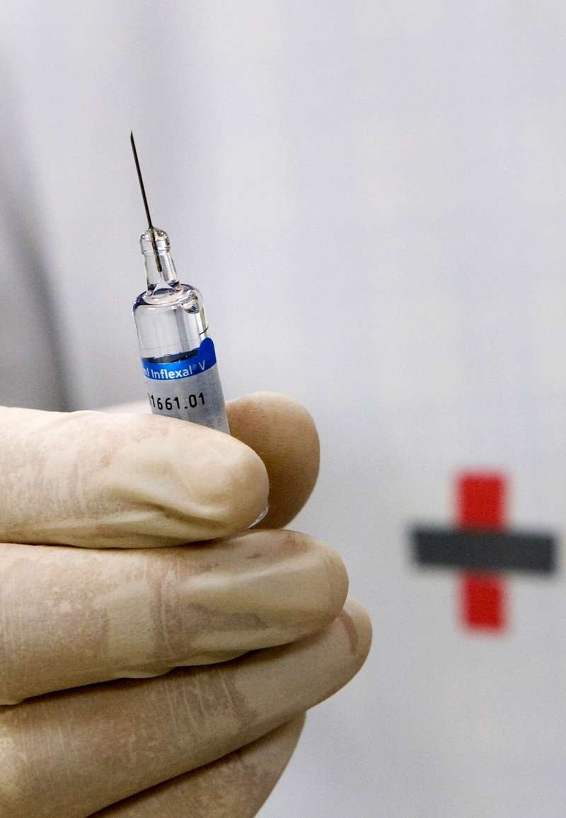 Vacunación frente a la gripe estacional.Archivo/ EFE/Biel Aliño
