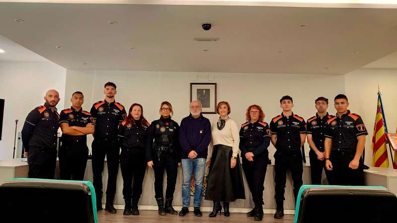 Integrantes de Protección Civil de Marines./EPDA
