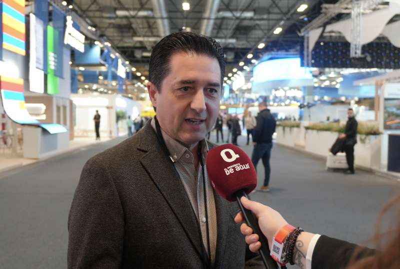 El regidor de Turisme a l"Ajuntament de Llíria, Paco García, en FITUR./JUDITH CELMA
