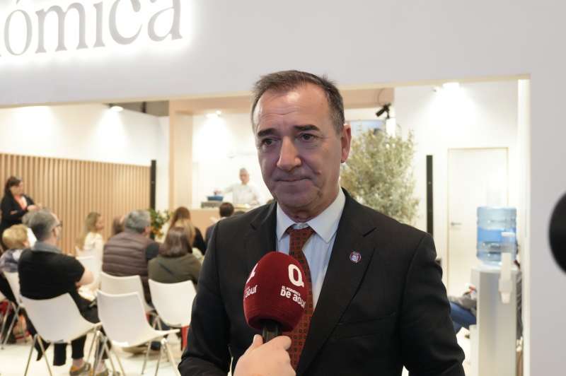 L"alcalde de Riba-roja de Túria, Robert Raga, a Fitur./JUDITH CELMA