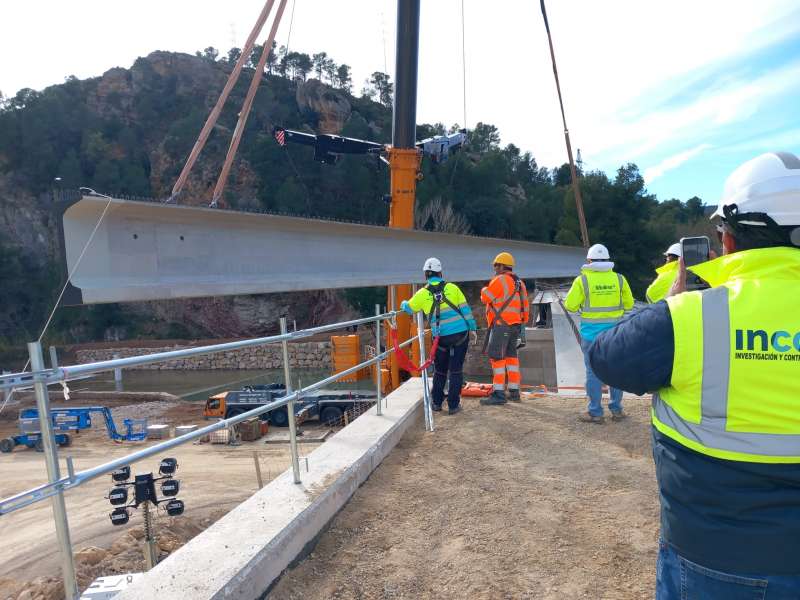 Los trabajos en la infraestructura. EPDA