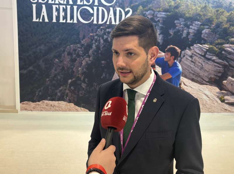 L"alcalde de Gandia, José Manuel Prieto, a Fitur./RAÚL LILAO L"alcalde de Gandia, José Manuel Prieto, a Fitur./RAÚL LILAO