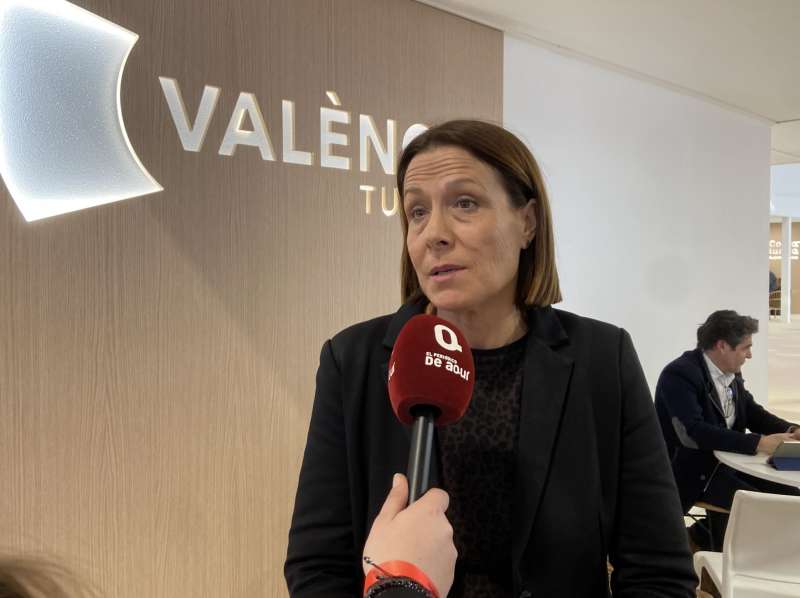 L"alcaldessa d"Oliva, Yolanda Pastor, a Fitur./RAÚL LILAO L"alcaldessa d"Oliva, Yolanda Pastor, a Fitur./RAÚL LILAO