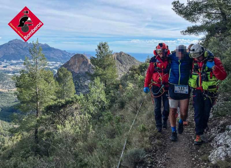 El traslado del herido por tierra. CPBA